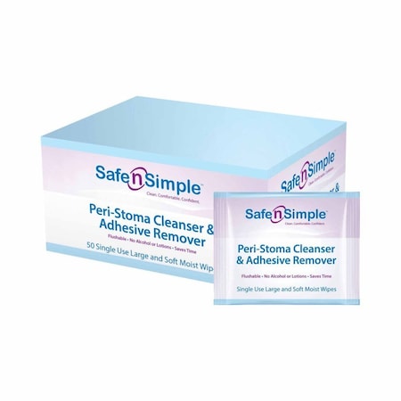 Safe N Simple Adhesive Remover Wipe, 50PK SNS00550
